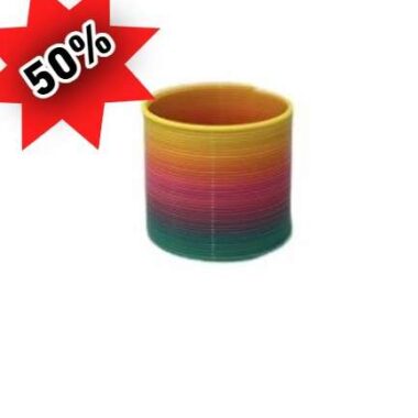 Rainbow spring 6.5cm | toys | plastic spring toy
