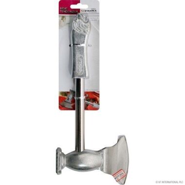 MEAT TENDERIZER – MEAT TENDERISER HAMMER SOFTENS SUCCULENT STEAK COOKING KITCHEN TOOL SOLID METAL