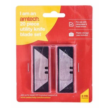 20 PC UTILITY KNIFE BLADE SET