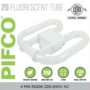 4 PIN 28 W, 2D FLUORESCENT TUBE LIGHT