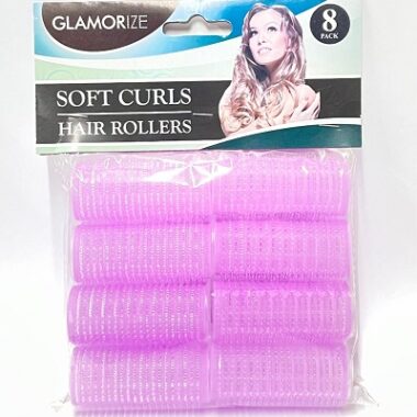 SOFT CURLS- HAIR ROLLERS, 8 PACK