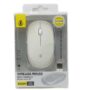3D WHITE  COLOR WIRELESS MOUSE 800 DPI FOR LAPTOP , PERSONAL COMPUTER , OFFICE