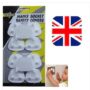 MAINS SOCKET SAFETY COVERS 10 PCS