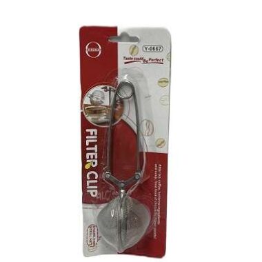 Filter clip Filter clip , tea filter , one size , stainless steel