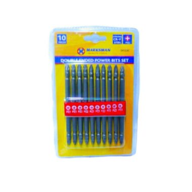 10 PIECES DOUBLE ENDED POWER BIT SETS
