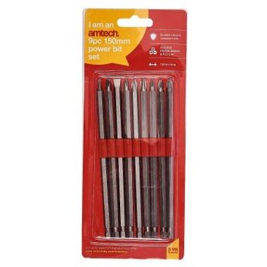9 PC 150 MM POWER BIT SET