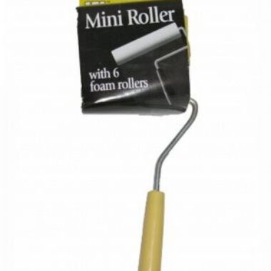 MINI ROLLER WITH 6 FOAM ROLLERS