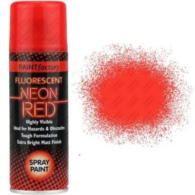 NEON RED SPRAY PAINT