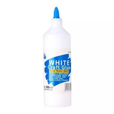 WHITE CRAFT GLUE NON TOXIC SAFE – PAPER, WOOD , FABRIC , PLASTIC