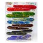 MULTI COLOUR HAIR CLIPS -6 PAIRS