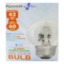42W-60W ENERGY SAVING HALOGEN BULB , ROUND BULB