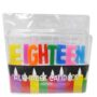 ALAPHABET CANDLES EIGHTEEN | BIRTHDAY CANDLES |