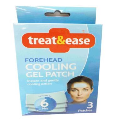 FOREHEAD COOLING GEL PATCH- INSTANT & GENTLE COOLING ACTION, LASTS UP TO 6 HOURS,3 PATCHES