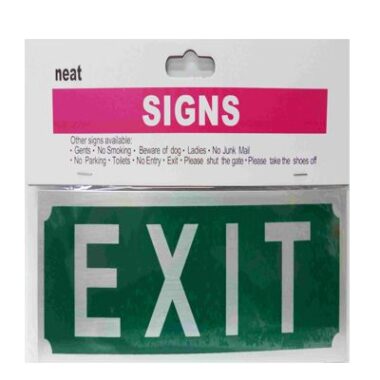 SIGNS- “EXIT”
