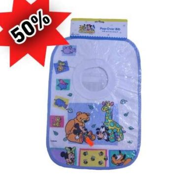 Pop over Bib – Blue