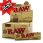 KING SIZE RAW ORGANIC HEMP ROLLING PAPERS 2 FOR £1.00 
