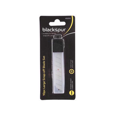 BLACKSPUR- 10PC LARGE SNAP OFF BLADE SET