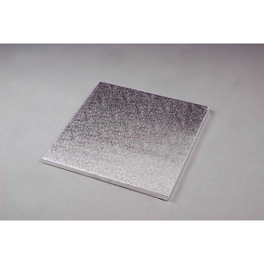 9 ” INCHS SQUARE SILVER CAKE BOARD