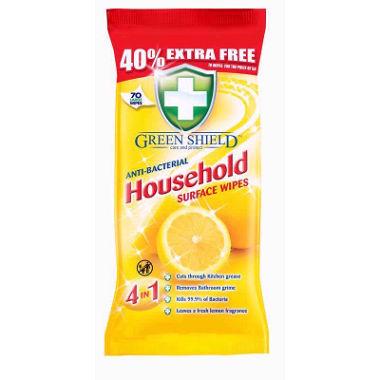 HOUSEHOLD SURFACE WIPES – 40% EXTRA FREE