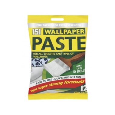 WALLPAPER PASTE – Easy to use, Quick mix in 3 Min