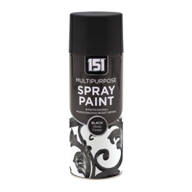 MULTI PURPOSE SPRAY PAINT- BLACK