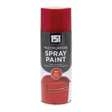 SPRAY PAINT-RED GLOSS FINISH