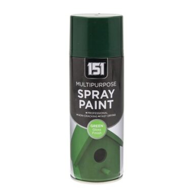SPRAY PAINT- GREEN GLOSS FINISH