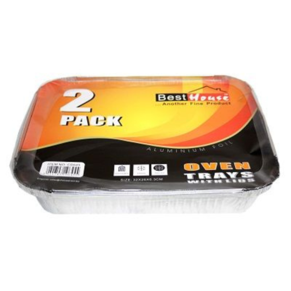 Oven Trays with Lids - 2pcs