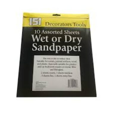 WET OR DRY SANDPAPER