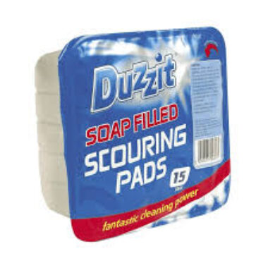 DUZZIT- SOAP FILLED SCOURING PADS