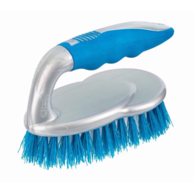 HANDLED BRUSH WITH RUBBER GRIP