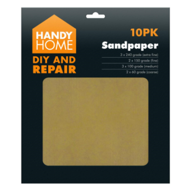 SANDPAPER- 10 PK