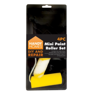 4PC MINI ROLLER SET