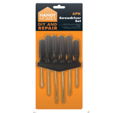 6PK SCREWDRIVER SET