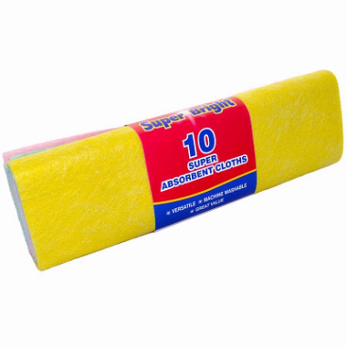 10 SUPER ABSORBENT CLOTHS