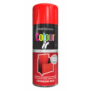 CRIMSON RED PAINT SPRAY GLOSS FINISH