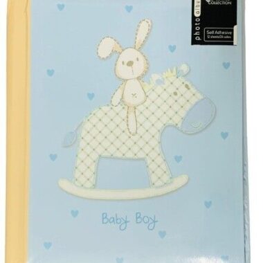 Baby Boy Self Adhesive Photo Album 12 sheets/ 24 Sides