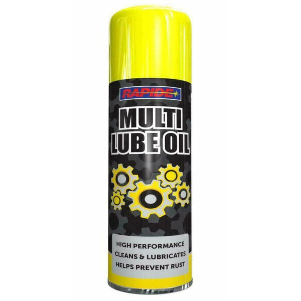 RAPIDE MULTI -LUBE OIL HIGH PROTECTION SPRAY CLEANS &LUBRICATES , RUST PROTECTIOM 200ml