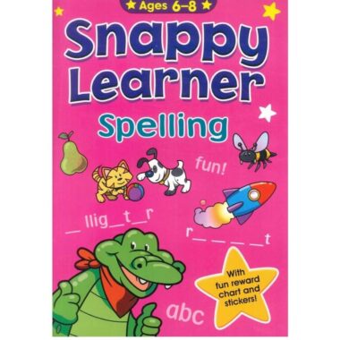 Snappy Learner Spelling & Words Educational School Book & Reward Chart Age 6-8