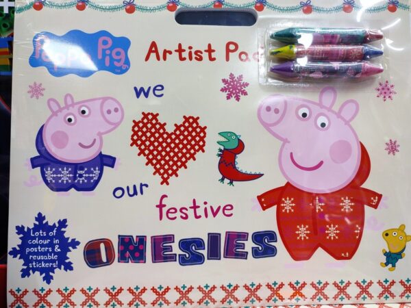 Peppa Pig Artist Pad- Colouring/Stickers | 2 Artist pads - Image 2