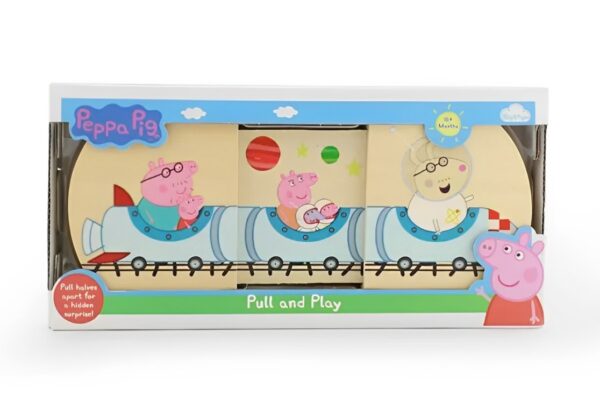Wooden Peppa Pig Pull & Play Toy