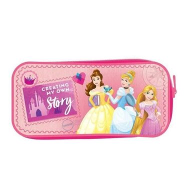 Disney Princess Belle Cinderella Zip Pencil Case Stationery School Gift