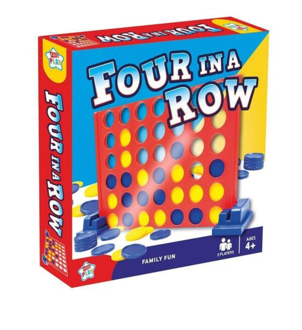 Four In a Row Board Game By Kids Play , Family Fun Game