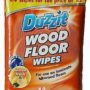 24 JUMBO PACK DUZZIT WOOD FLOOR WIPES EXTRA STRONG 33% EXTRA FREE