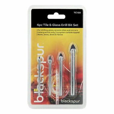 4PC TILE & GLASS DRILL BIT SET