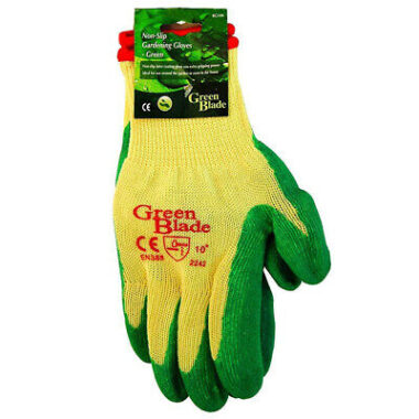 GARDENING GLOVES – GREEN & YELLOW COLOUR