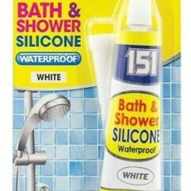 BATH & SHOWER SILICON – WATER PROOF , WHITE