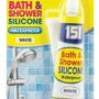 BATH & SHOWER SILICON – WATER PROOF , WHITE