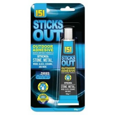 STICKS OUT – OUTDOOR ADHESIVE