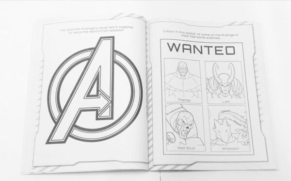 Marvel Avengers Assemble Mega Colouring by Parragon - Image 2